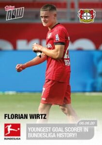 2019 Topps Now Florian Wirtz soccer card