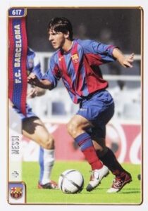 2004 Mundi Cromo Liga Lionel Messi #617 Soccer Rookie Card