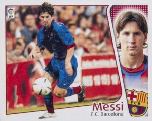 2004/05 Panini Colecciones Este La Liga Lionel Messi #288 Soccer Rookie Sticker