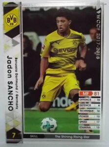 Jadon Sancho Rookie Card And His Other Valuable Cards - Sports 