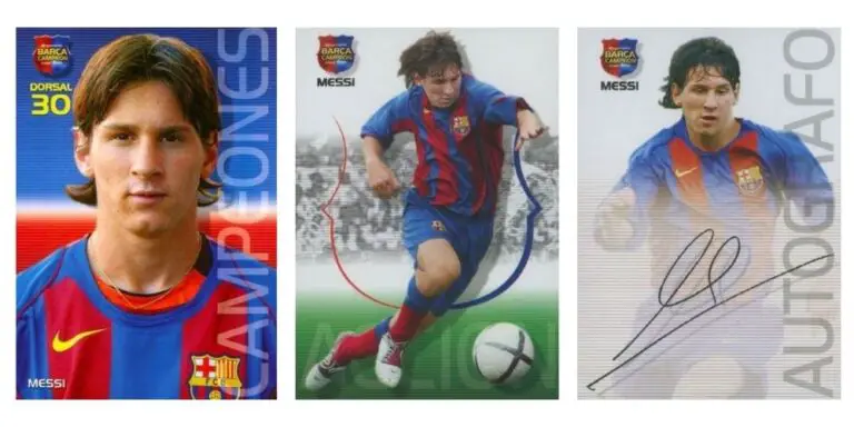 2004/05 Panini Megacracks Barcelona Lionel Messi Soccer Rookie Cards