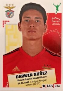 Panini Futebol 2020 Darwin Nunez
