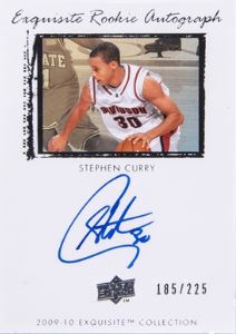 2009-10 Exquisite Collection Stephen Curry #64