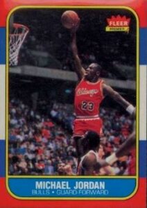 1986-87 Fleer Michael Jordan Rookie Card #57