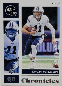 2021 Panini Chronicles Draft Picks Football Zach Wilson #4