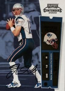 2000 Playoff Contenders Tom Brady #144