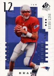 2000 SP Authentic Tom Brady #118