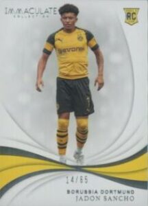 Jadon Sancho Rookie Card And His Other Valuable Cards - Sports