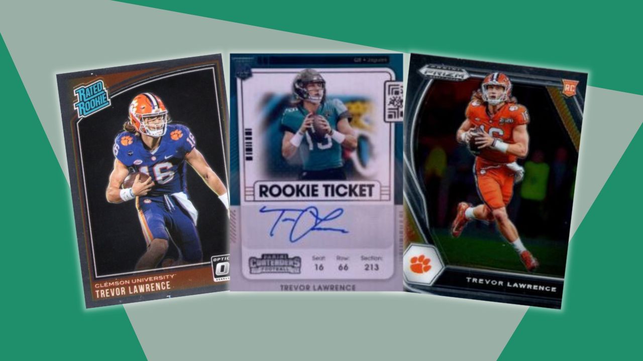 2021 Trevor Lawrence Leaf Draft Rookie Card #RC-02 - Clemson Tigers / Jacksonville Jaguars Ungraded Mint