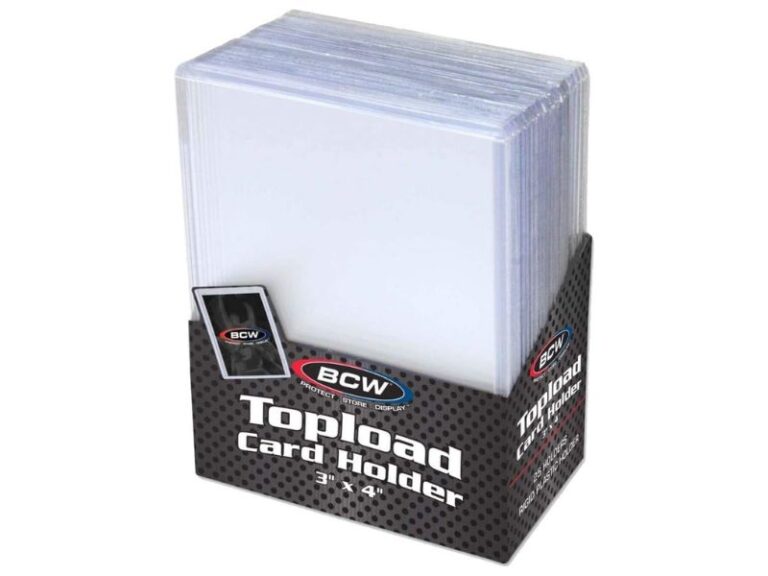 The Best 4 Top Loaders For Sports Cards 2024 Sports Card Specialist   BCW Top Loader 768x576 