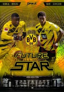 2020-21 Daka Borussia Dortmund Future Star Jude Bellingham/Youssoufa Moukoko #YMJB