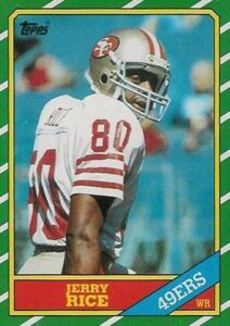 1986 Topps Jerry Rice RC #161