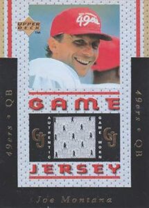 1996 Upper Deck Game Jersey Joe Montana #GJ3