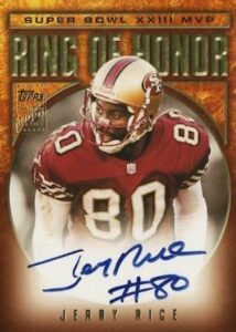 2002 Topps Ring of Honor Jerry Rice Auto #RH-JR