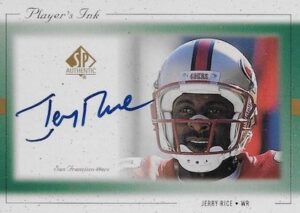 1999 SP Signature Player's Ink Jerry Rice Auto #JR-A