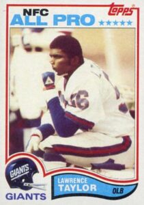 1982 Topps Lawrence Taylor Rookie Card #434