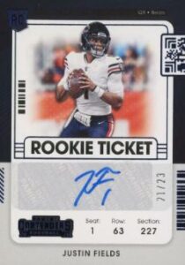 2021 Panini Contenders Rookie Ticket Justin Fields Auto #108