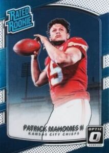 2017 Donruss Optic Rated Rookie Patrick Mahomes Rookie Card #177