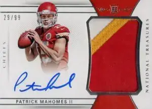 Pat Mahomes Autographed Card