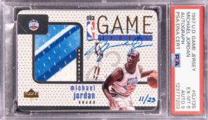 1997 Upper Deck Game Jersey Autograph Michael Jordan #GJ13S