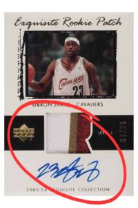 Michael Jordan Sports Card With Relic Patch and Signature
