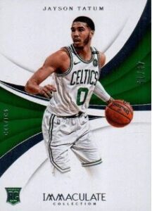 2017-18 Immaculate Collection Jayson Tatum #17