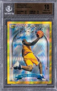 1996 Topps Finest Gold Refractor Kobe Bryant #269 (BGS 10)