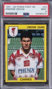 1991 Panini Foot '92 Zinedine Zidane #43