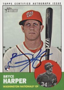 2012 Topps Heritage Real One Autographs Bryce Harper