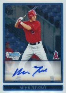 2009 Bowman Chrome Draft Prospects Mike Trout Auto #BDPP89