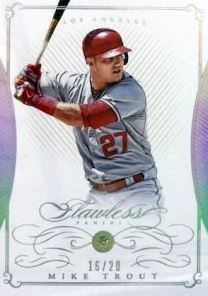 2016 Panini Flawless Mike Trout #36
