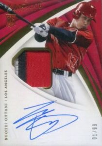 2018 Immaculate Collection Shohei Ohtani Auto Patch #37