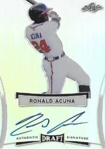 2017 Leaf Metal Draft Ronald Acuna Jr. Auto #BA-RA1