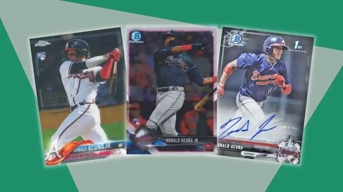 Ronald Acuna Jr. Rookie Card and Prospect Card Highlights