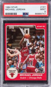 1984 Star Michael Jordan Rookie Card #101