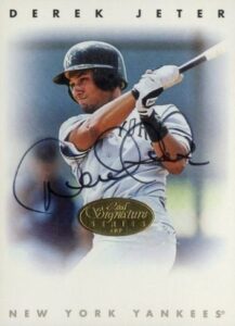 1996 Leaf Signature Series Autographs Derek Jeter Gold