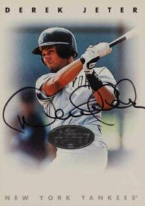 1996 Leaf Signature Series Autographs Derek Jeter Silver