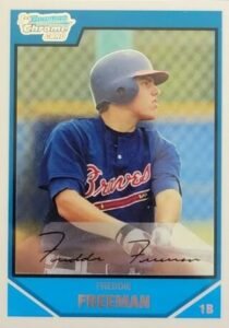 2007 Bowman Chrome Draft Freddie Freeman #BDPP12