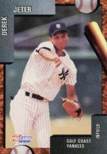 1992 Fleer Procards Gulf Coast Yankees Derek Jeter #3797