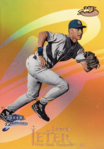 1999 Fleer Brilliants 24KT Gold Derek Jeter #2TG