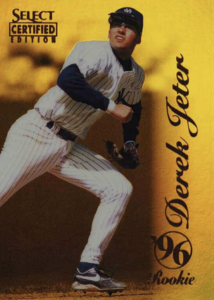 1996 Select Certified Mirror Gold Derek Jeter #100