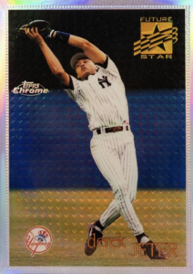 1996 Topps Chrome Refractor Derek Jeter #80