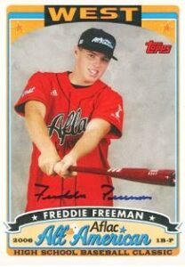 2006 Topps AFLAC Autographs Freddie Freeman #AFLAC-FF