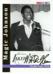 1992-93 Hoops Commemorative Magic Johnson Autograph
