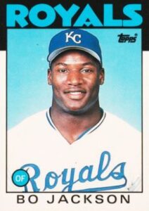 1986 Topps Traded Bo Jackson Rookie Card #50T