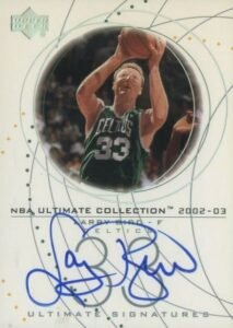 2002-03 Ultimate Collection Signatures Larry Bird Autograph #LB-S