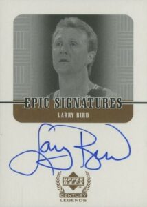 1998-99 Upper Deck Century Legends Epic Signatures Larry Bird Autograph #LB