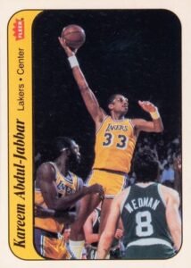 1986-87 Fleer Stickers Kareem Abdul-Jabbar #1