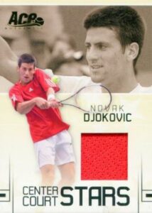 2006 Ace Authentic Grand Slam Center Court Stars Novak Djokovic Patch #CC-2