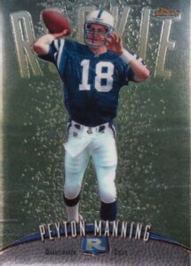1998 Finest Peyton Manning Rookie Card #121